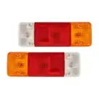 Pair Tail Lights with Bulbs For Toyota Hilux TRAY UTE / Cab Chassis 1984-2018