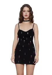[Sugar Thrillz] Heartbreak Hottie Bodycon Dress - Black