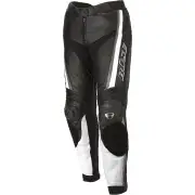 Mille Ladies Black White Leather Pants