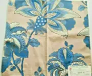MANUEL CANOVAS ~ Paris Fabric Remnant - BAYONNE - AZUR #2 - FRANCE - 17x16 $230