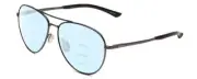 Smith Optic Layback Unisex Aviator Multi-Focus Blue Light Glasses Gun Metal 60mm