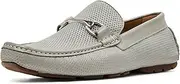 [Donald J Pliner] Men's Dorion Driving Style Loafer, Light Grey, 13