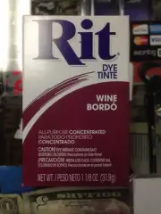 Rit All Purpose Concentration Wine/Yellow/Teal/Royal Blue/Pearl Gre Dye 1 1/8 OZ