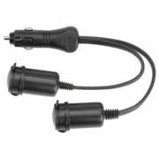 Narva 150mm Heavy-Duty Cigarette Lighter Plug to Twin Accessory Sockets