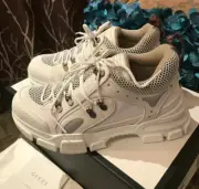 HOT!* Gucci Flashtrek Journey White Lace Up Hiker Boot Trainer Sneaker 39.5/9.5