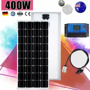 400W Solar Panel Kit 12V Mono 400 Watt Home Caravan Camping Battery Charge Power