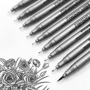Fineliner Pens,Micro Pens Black Fine Liner Ink Pens Fine Tip Pens Waterproof