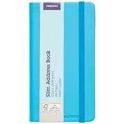 J.Burrows Slim Address Book Blue