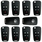 NON-USA Locksmith Lot 10 OEM 11-15 Vauxhall 5B Flip Key Fobs Remote HYQ01060512