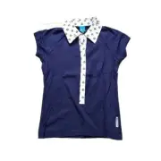 Vintage Paul Frank Womens Anchor Polo Shirt, Blue, Size XS