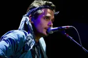 John Mayer at the DTE Energy Music Theater on August 7 2013 in Cla- Old Photo 34