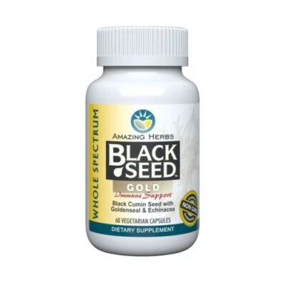 Black Seed Gold 60 Caps by Amazing Herbs