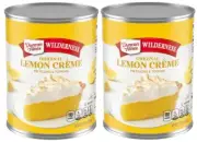Lemon Creme Pie Filling Topping Original Duncan Hines Wilderness 21 oz (2 Cans)