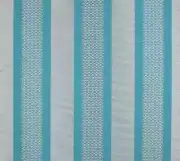 1.05+ yd Manuel Canovas Pablo Turquoise Stripe Upholstery Fabric Remnant