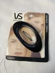 Vintage Barrette Vidal Sassoon discontinued black hair barrette 2002 Y2K