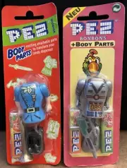 PEZ BonBons + Body Parts Cavalry Bugle Player & Robot