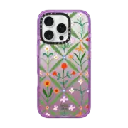 iPhone 16 Pro Impact Case MagSafe Compatible Vintage Floral