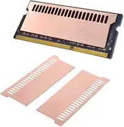 Easycargo Copper Memory RAM Heatsink Kit, Copper Heat Sink + Pre-Applied Thermal Pad, for Cooling Notebook Laptop 63mm x 23mm x 0.5mm