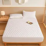 Waterproof Matress Protector Rhombus Lattice Pattern Bedspread King/Queen Size