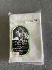 Dan River dantrel Vintage Muslin Pillow Case Set White Standard New Dead Stock