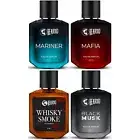 BEARDO Whisky Smoke Black Musk Mariner & Mafia Perfume For Men (50ml x Pack4)