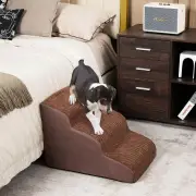 CostwayNon-Slip Dog Steps with High-Density Sponge for Small & Old Dogs