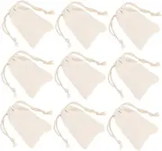 EXQUIMEUBLE 50pcs Drawstring Bag Drawstring Pocket Small Jewelry Pouch Gym Drawstring Bags Mini Drawstring Bags Jewelry Bags Clothes Bags Drawstring Candy Favor Bags Storage Bag Fabric Beige