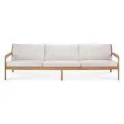 Ethnicraft Teak Jack Outdoor 3 Seater Sofa