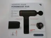 Sharper Image 1017309 Powerboost Plus Deep Tissue Percussion Massager - Black