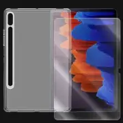 Clear Screen Protector Flim Case for Samsung Galaxy Tab S7+ 12.4" SM-T970 Tablet