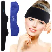 Migraine Relief Headband for Tension Headache Relief - NEWGO Head Ice Pack Wrap