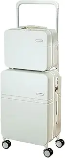 [HALAHAI] Luggage Suitcase Carry On Luggage Trolley Suitcase Set with USB Multi-function Suitcase Boarding Suitcase Telescopic Drawbar Checked Luggage (Color : D, Size : 13+24in)