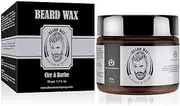 The Man Company Beard & Mustache Wax For Men - Organic Moustache & Beard Styling (1.7 Oz) - Moisturizing, Frizz Control - Beeswax Based With Almond & Thyme Essential Oil - Sls, Paraben Free