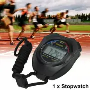SET Digital Stopwatch Sports Counter Chronograph Date LCD Timer Odometer Lot