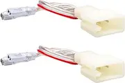 RED WOLF Car Front Door Speaker Wire Harness Adapter Connector for Toyota Scion 2000-2019, Camry 4Runner, Subaru 2012-2019 Vehicles 2PCs