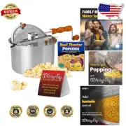 Ultimate Movie Night Popcorn Kit: 6-Quart Whirley Popper with Gourmet Kernels