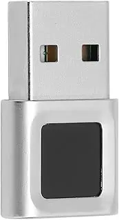 USB Fingerprint Reader, PC Fingerprint Reader USB Fingerprint Key Reader Biometric Scanner 360 Degrees Touch Fast Matching for