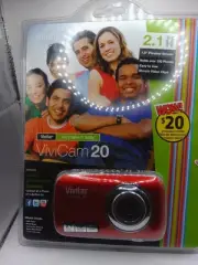 Vivitar Vivicam 20 2.1MP Digital Camera (Red)