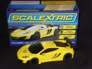 Scalextric McLaren 12C GT3 Solo Car Yellow Slot Car (Brand New/Still Sealed) HTF