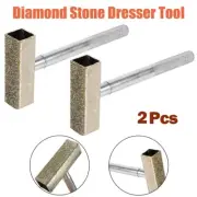 2pcs Diamond Stone Dresser for Bench Grinder Fast Sanding Reliable Grip
