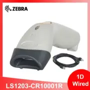 Zebra Symbol LS1203-CR10001R 1D USB Barcode Scanner with Cable Kit