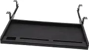 1 Set Pull Out Keyboard Tray Under Desk Durable Sliding Keyboard Stand for Office Space Saving Storage with Quiet Performance and Ergonomic Design