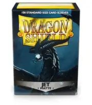 Dragon Shield Standard Card matte Sleeves Jet Black Magic Pokemon 100 box MIX