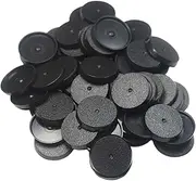 TWTCZOZ Gaming Miniature Bases, Wargame Bases, 28mm Accessories, Collectible Miniature Displays, Round, 50pcs