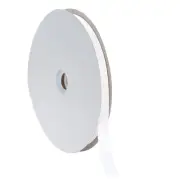 Offray 5/8" Grosgrain Ribbon, White, 100 Yards