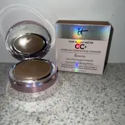 IT Cosmetics DEEP Your Skin But Better CC Airbrush Powder Illumination NIB