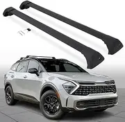 AUXPACBO Lockable 220LBS Cross Bar Fits for 2023 2024 2025 KIA Sportage (ONLY for X-Line/X-Line Prestige/X-Pro/X-Pro Prestige) Roof Rack Accessories Rooftop Luggage Carrier for Canoe Kayak Bike