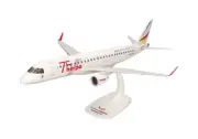 Herpa 614368 German Airways ERJ-190 75 Years D-ACJJ Desk 1/100 Model AV Airplane