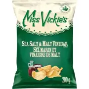 Miss Vickie's Sea Salt & Malt Vinegar 200g Bag