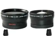 Wide Angle Lens & 2X Telephoto Lens for Panasonic Lumix DMC-G7K DMC-G7